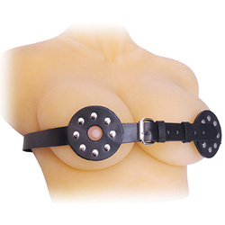 Studded Spiked Breast Binder with Nipple Holes