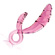 Icicles 30 Hand Blown Glass Massager Waterproof 8 Inch